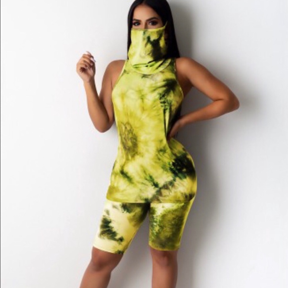 Tie-dye short sets